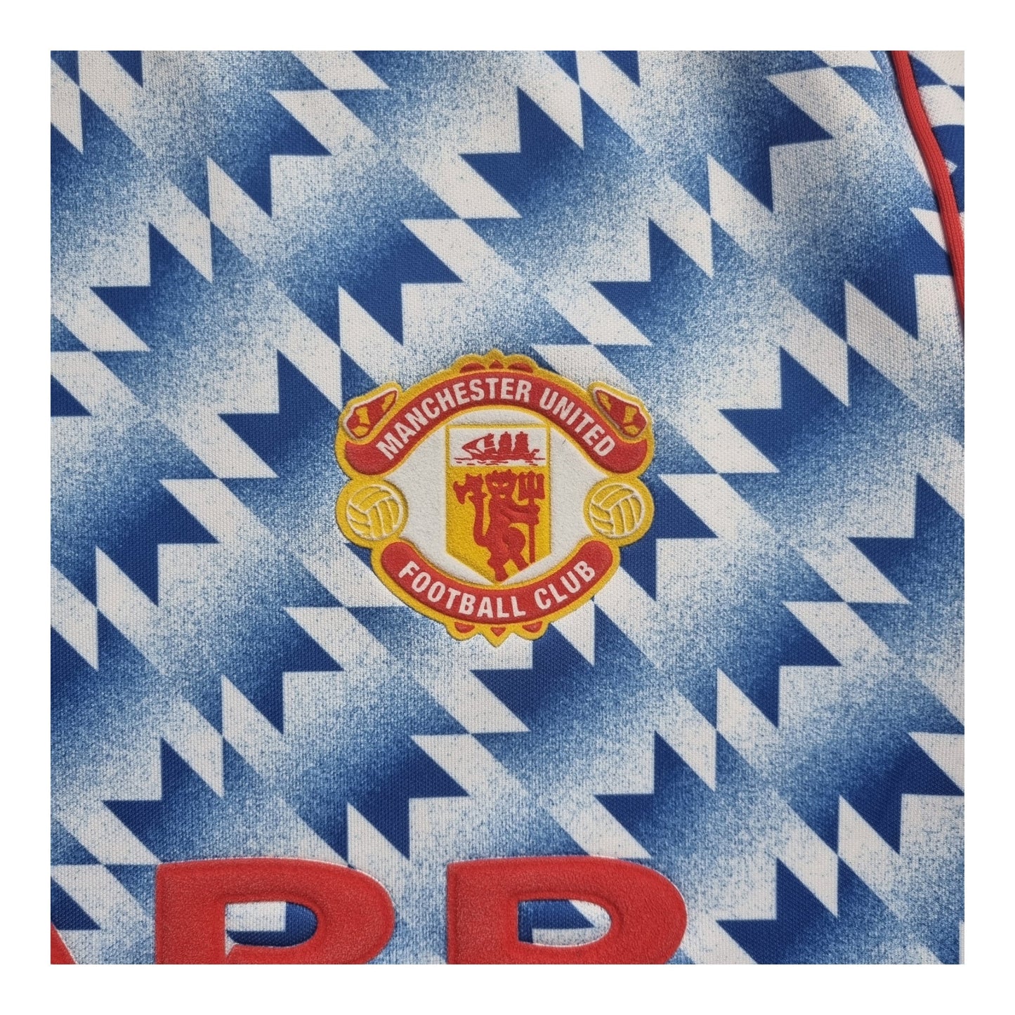1990/92 Manchester United Away Football Shirt (M) Adidas Originals #11