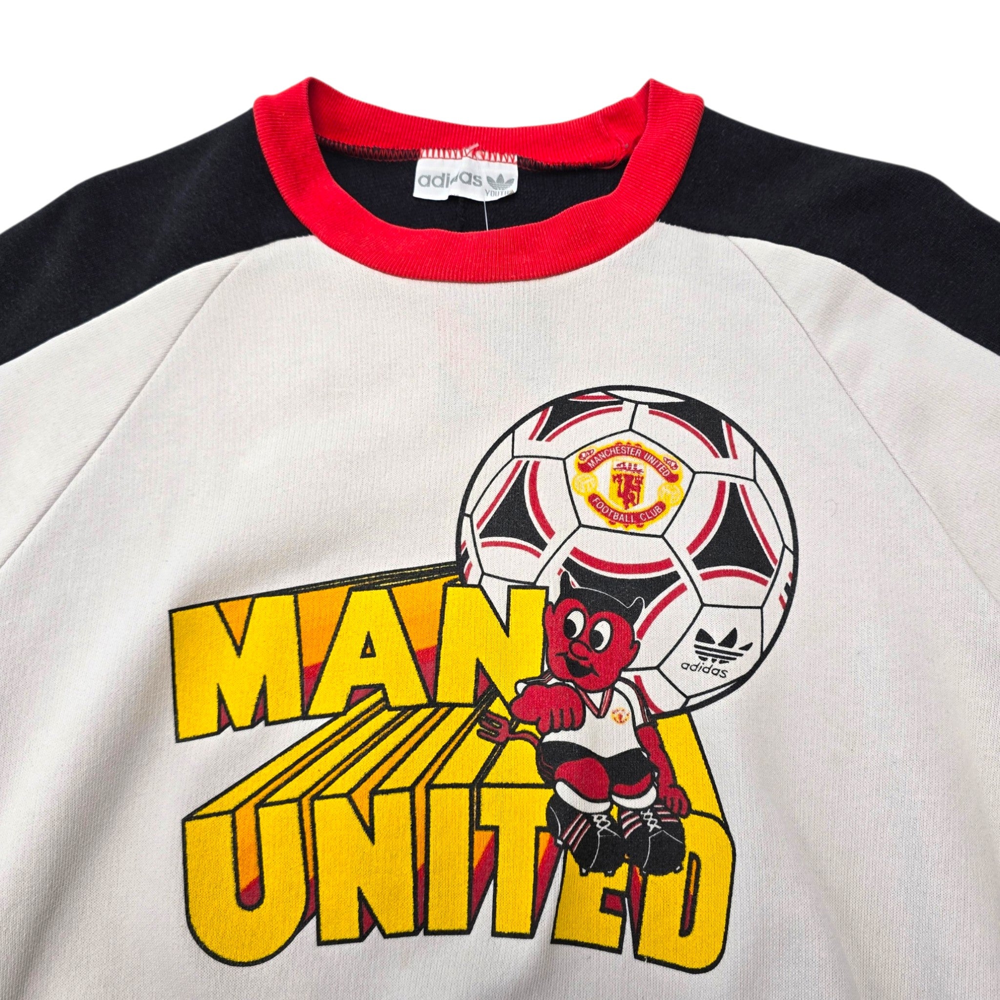 1990/92 Manchester United Training Sweater (Y) Adidas – Showboat