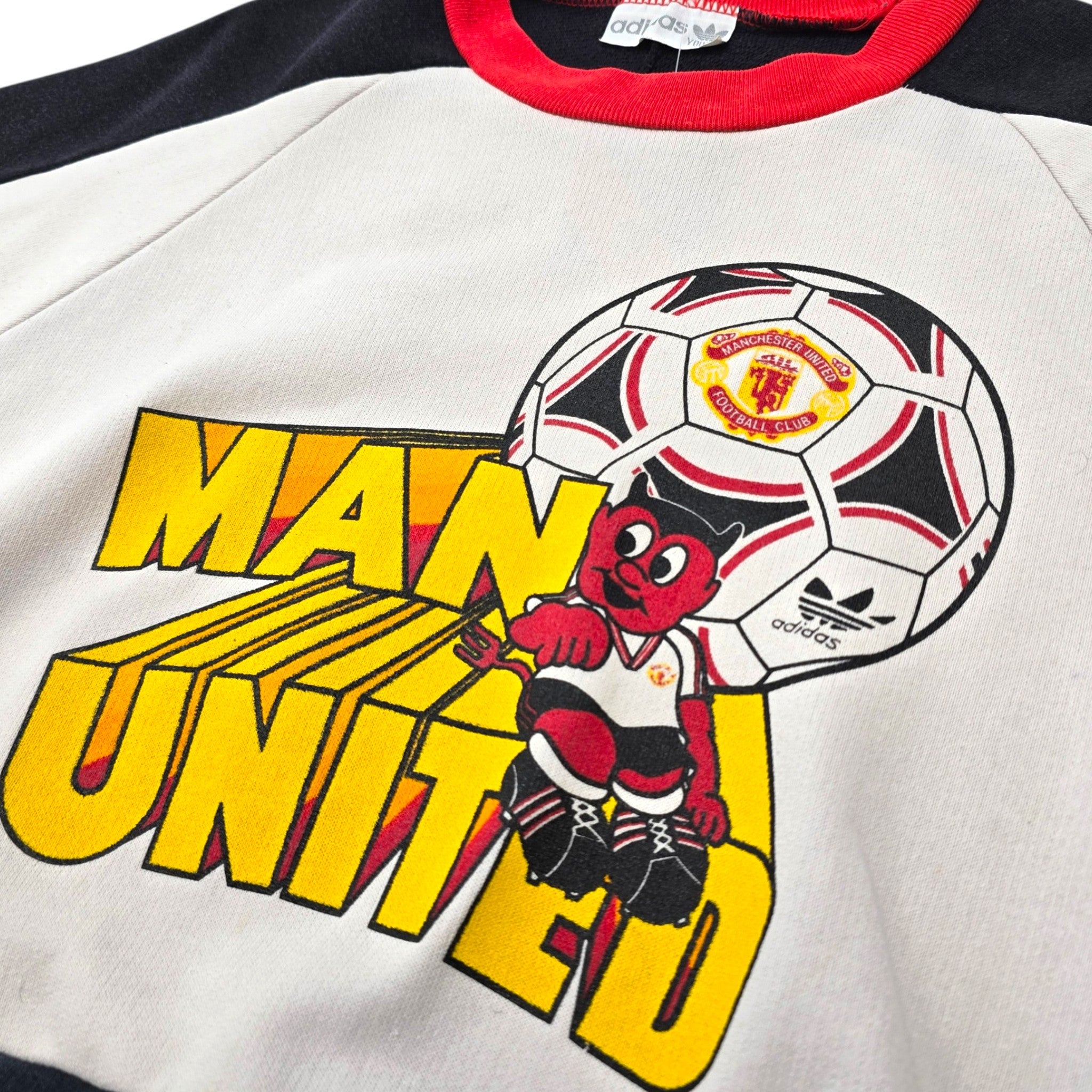1990/92 Manchester United Training Sweater (Y) Adidas – Showboat