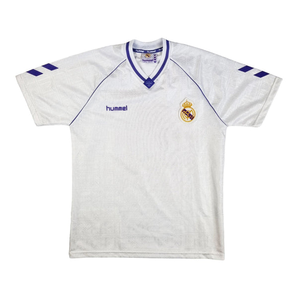 1990/92 Real Madrid Home Football Shirt (L) Hummel