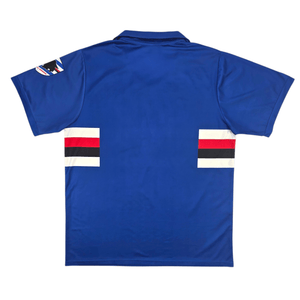 1990/92 Sampdoria Home Football Shirt (XL) Asics
