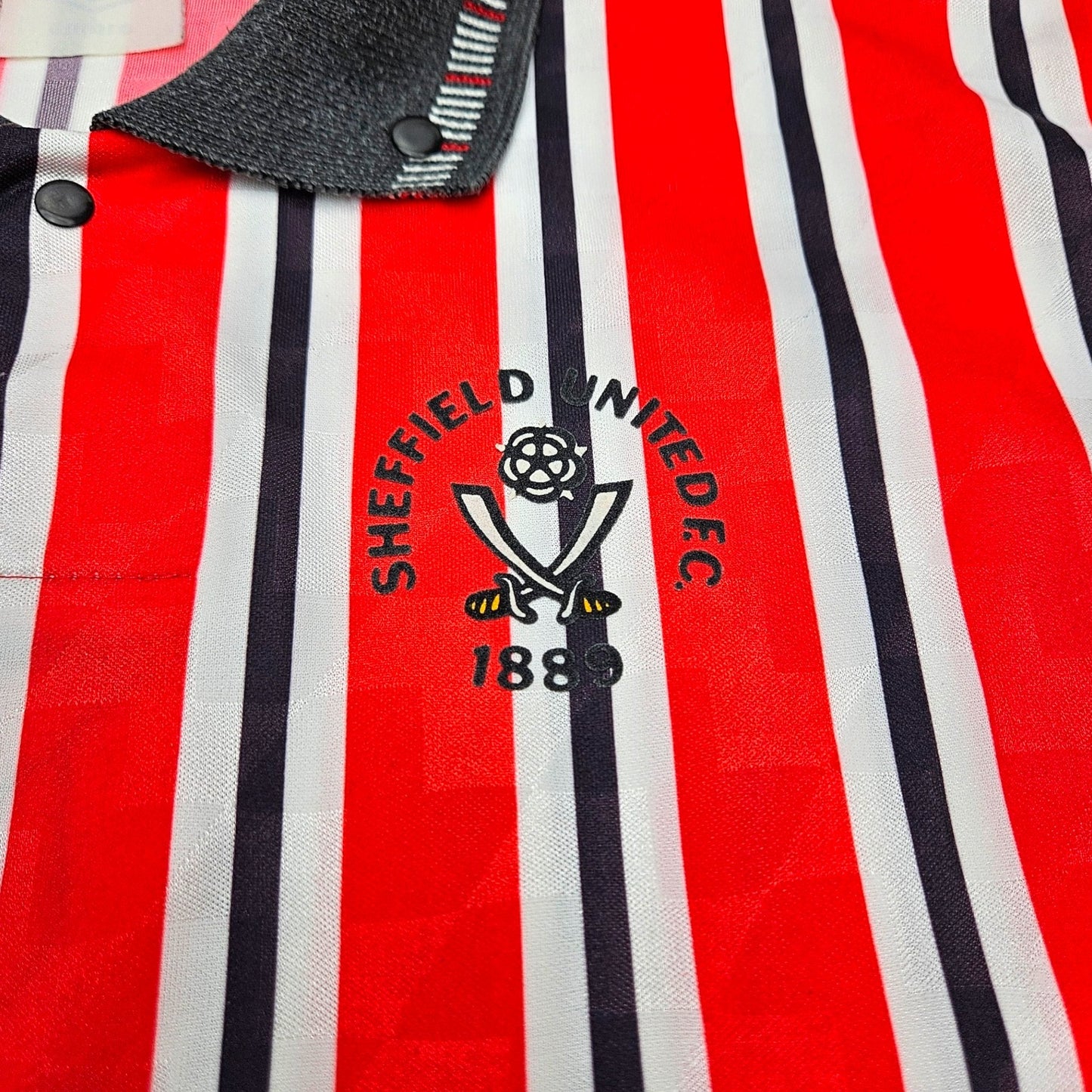 1990/92 Sheffield United Home Football Shirt (L) Umbro