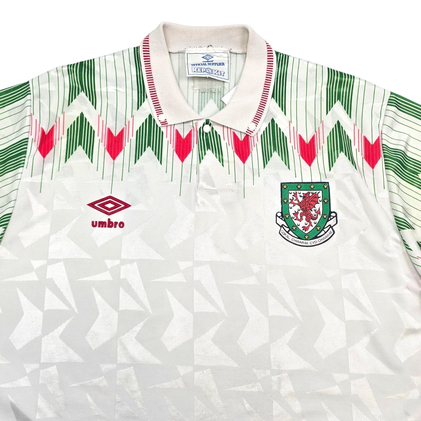 1990/93 Wales Away Football Shirt (XL) Umbro