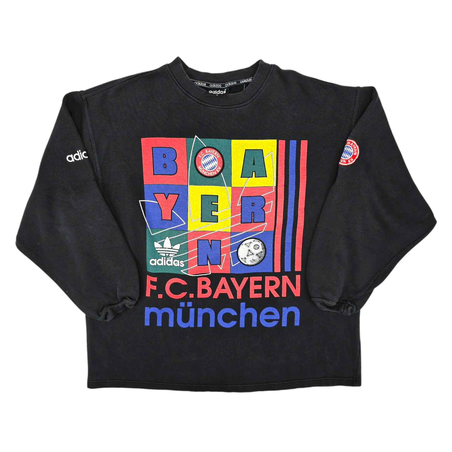 1990s Bayern Munich Sweatshirt (XL) Adidas