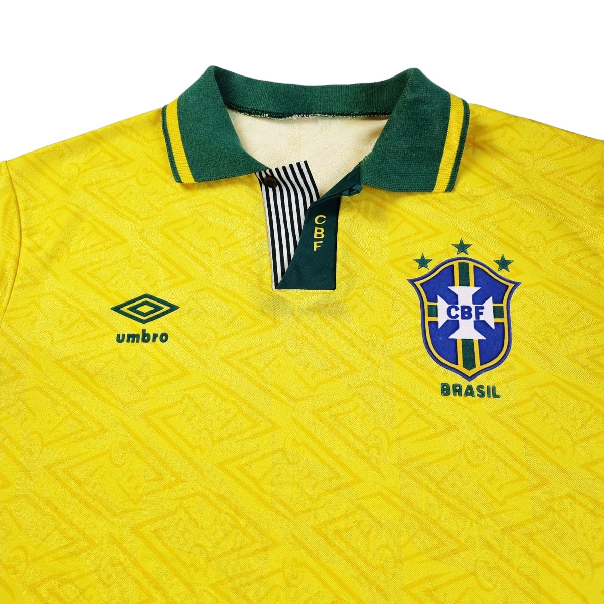 1991/92 Brazil Home Football Shirt (XL) Umbro