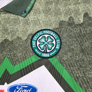 1991/92 Celtic Away Football Shirt (L) Umbro