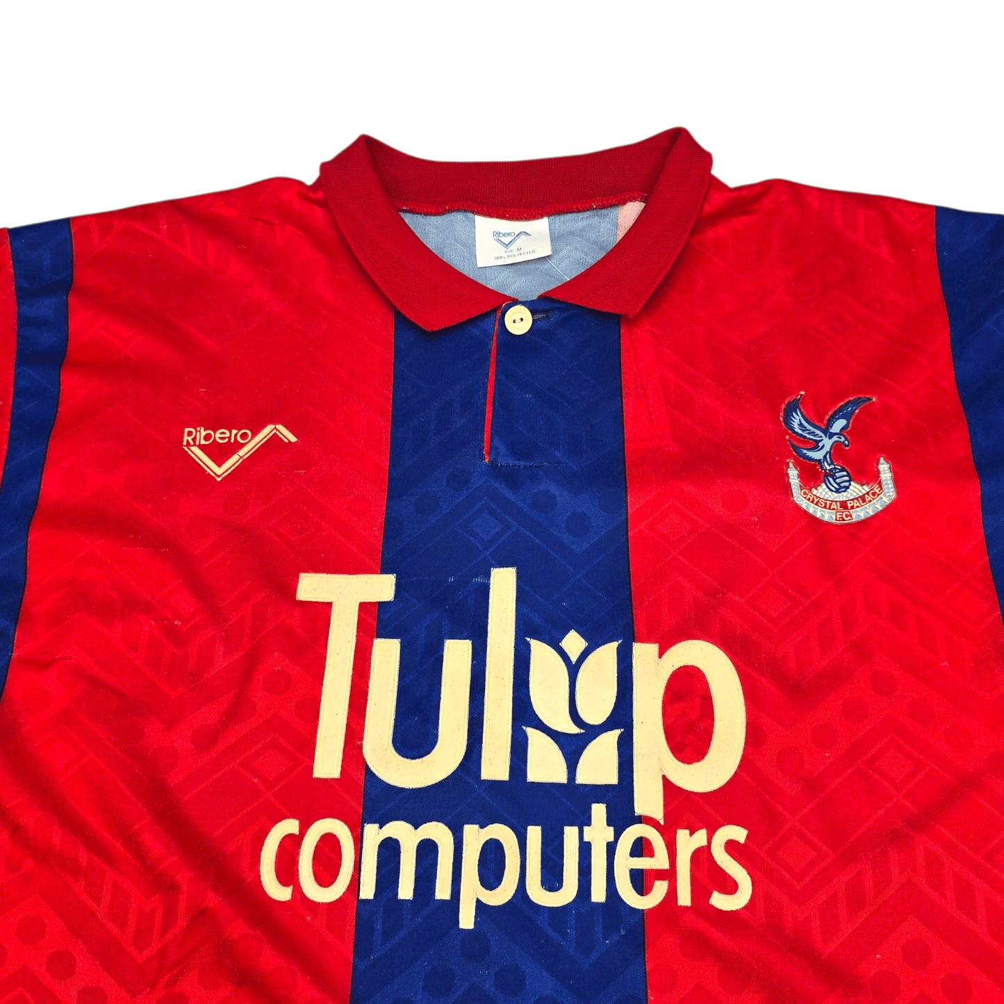 1991/92 Crystal Palace Home Football Shirt (M) Ribero