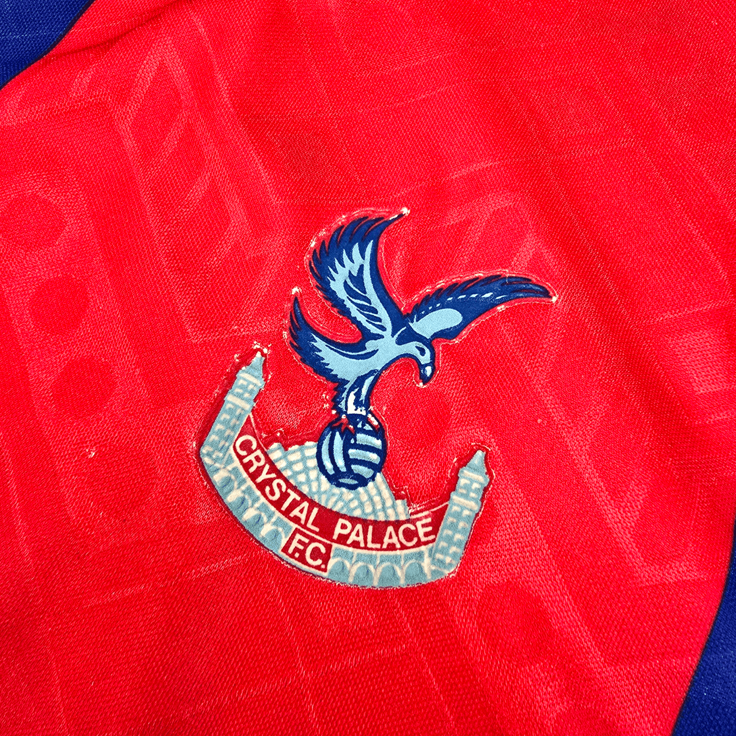 1991/92 Crystal Palace Home Football Shirt (M) Ribero