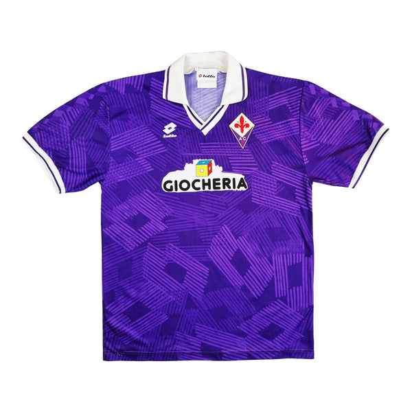1991/92 Fiorentina Home Football Shirt (XL) Lotto