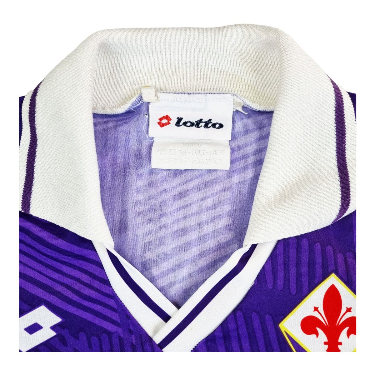 1991/92 Fiorentina Home Football Shirt (XL) Lotto