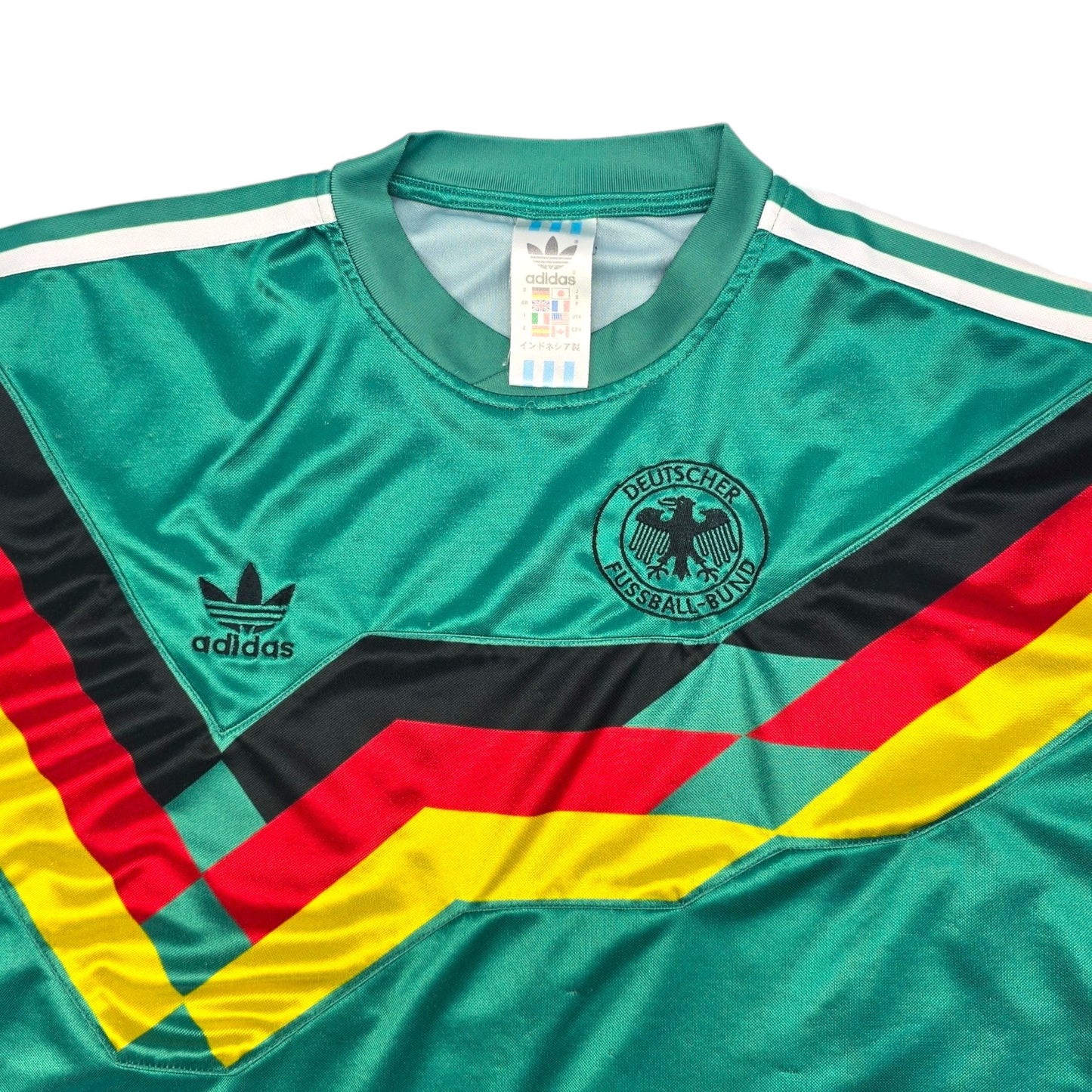 1991/92 Germany Away Football Shirt (M) Adidas