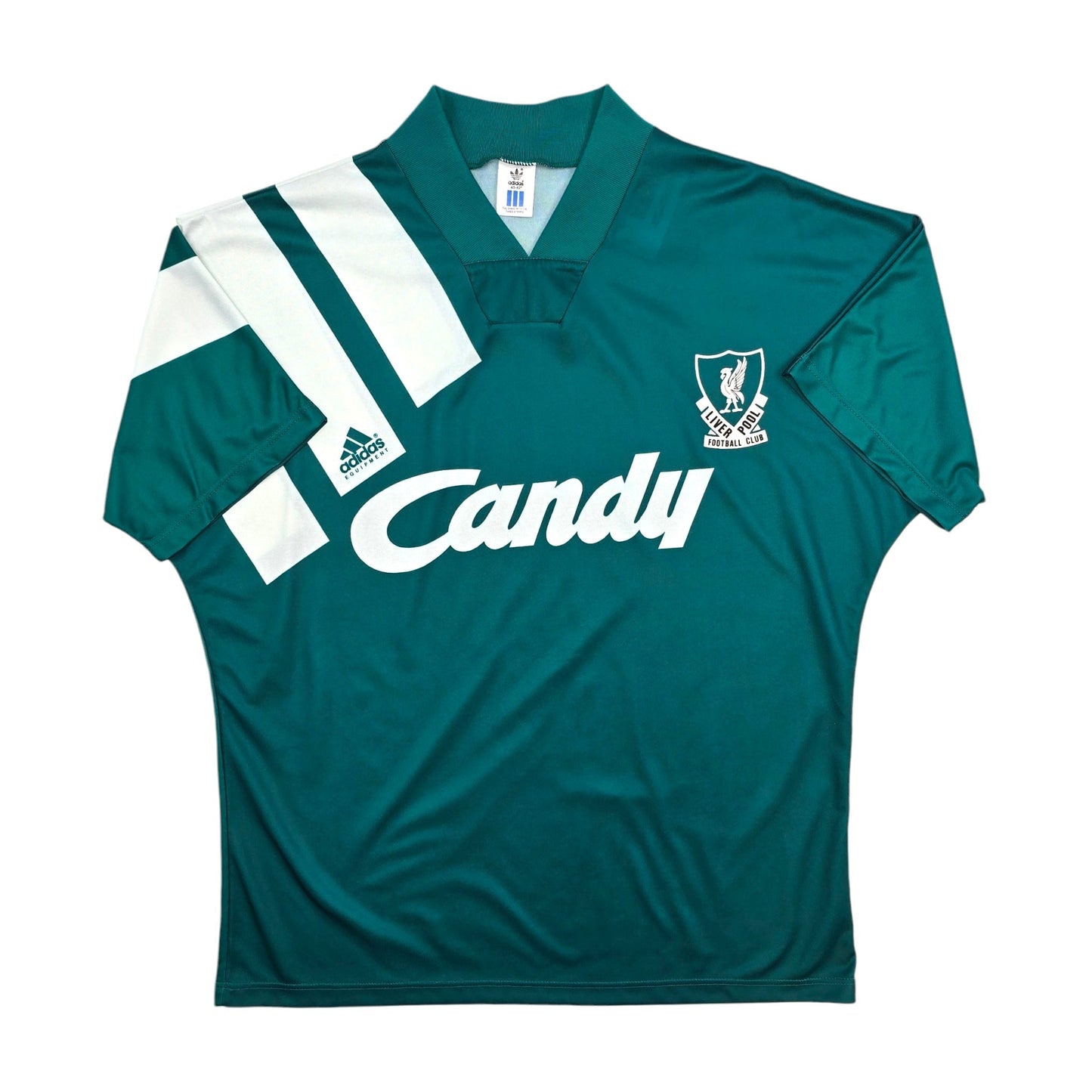 1991/92 Liverpool Away Football Shirt (L) Adidas