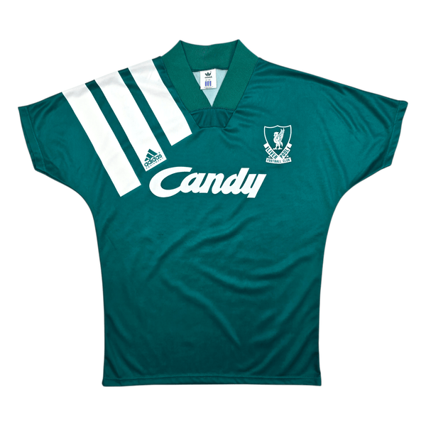 1991/92 Liverpool Away Football Shirt (S) Adidas