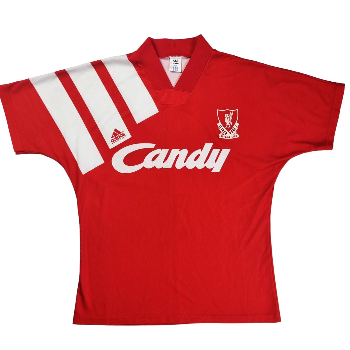 1991/92 Liverpool Home Football Shirt (M) Adidas
