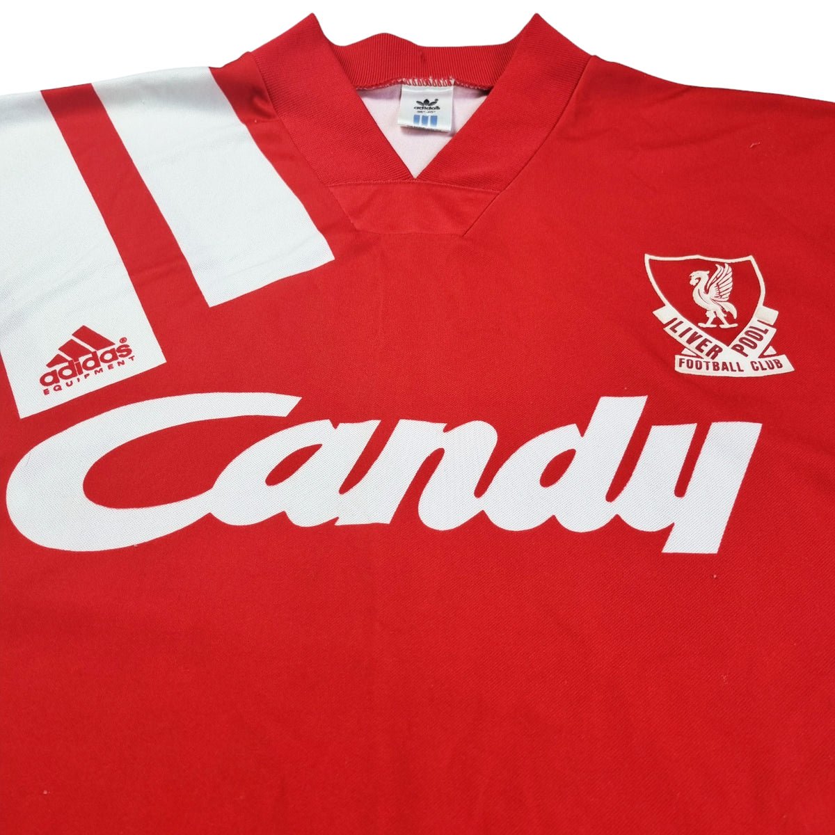 1991/92 Liverpool Home Football Shirt (M) Adidas