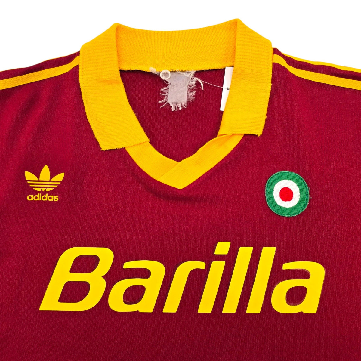 1991/92 Roma Home Football Shirt (XL) Adidas #10 (Fausto Salsano)