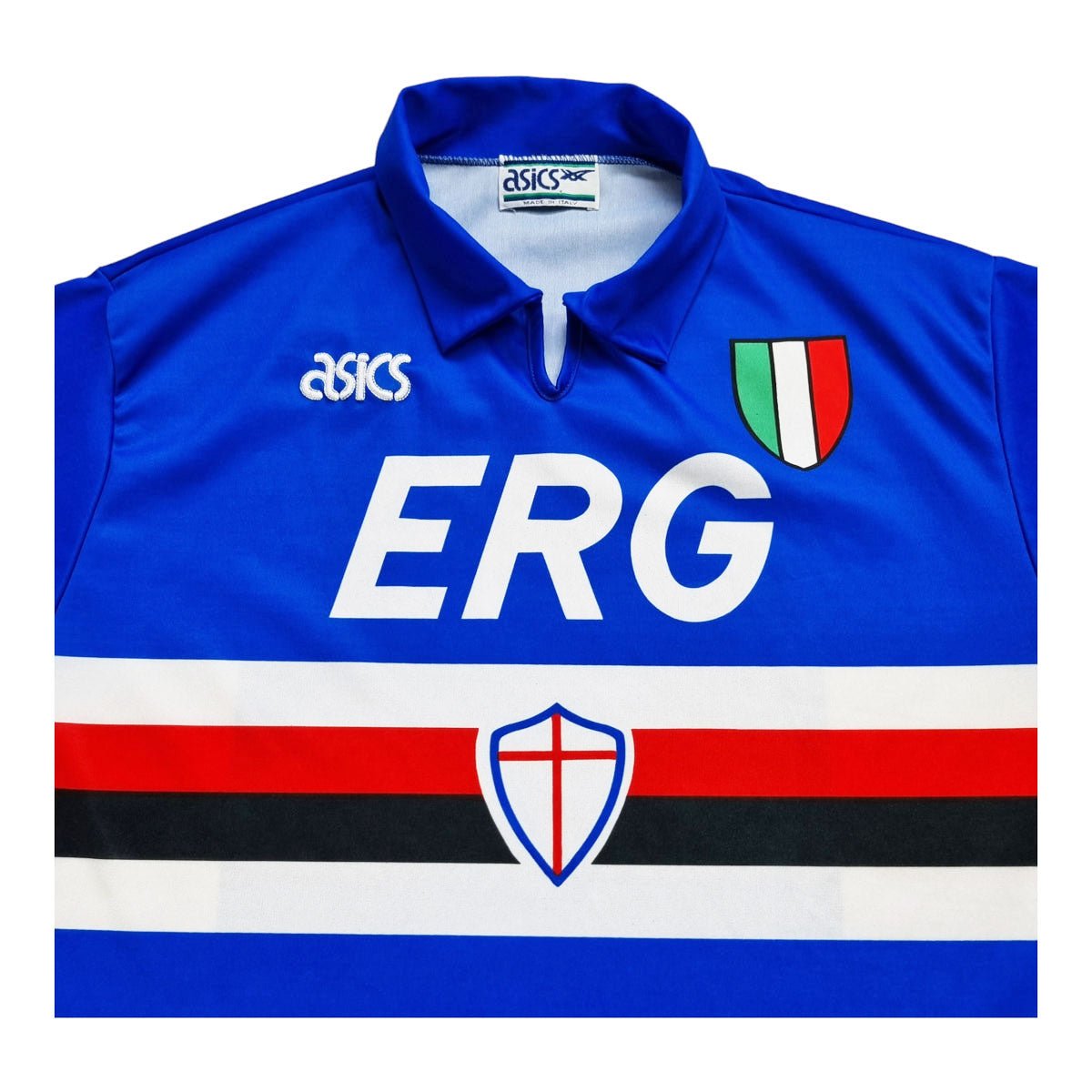 1990/92 Sampdoria Home Football Shirt (M) Asics