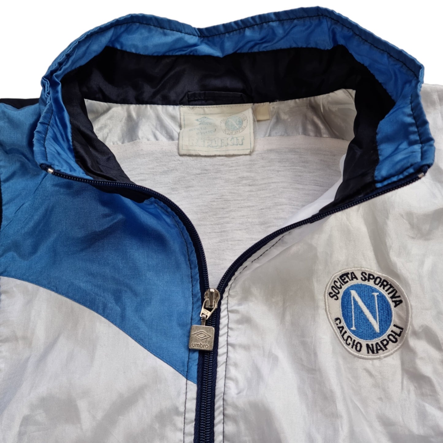 1991/92 SSC Napoli Tracksuit Top (L) Umbro