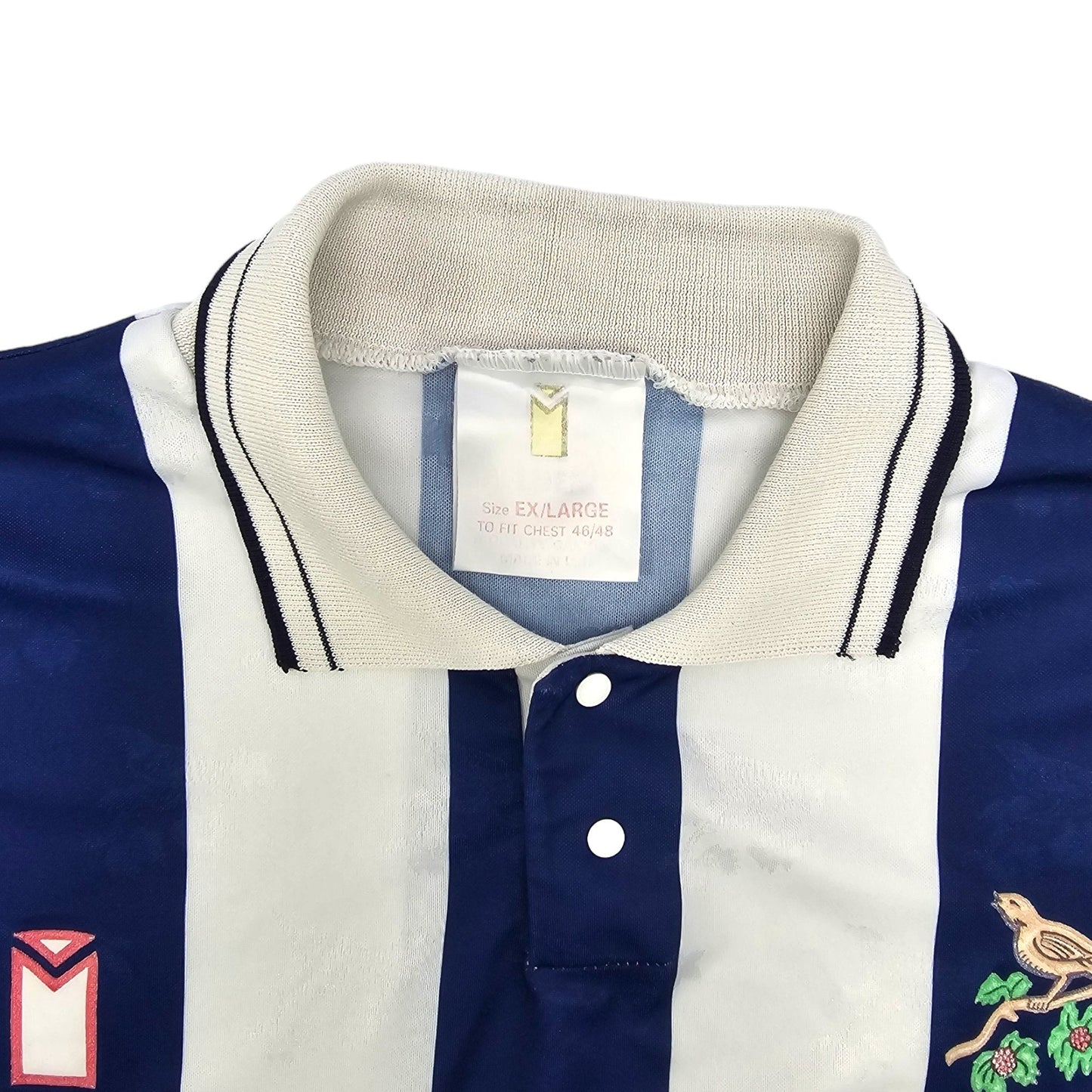 1991/92 West Bromwich Albion Home Football Shirt (XL) Influence