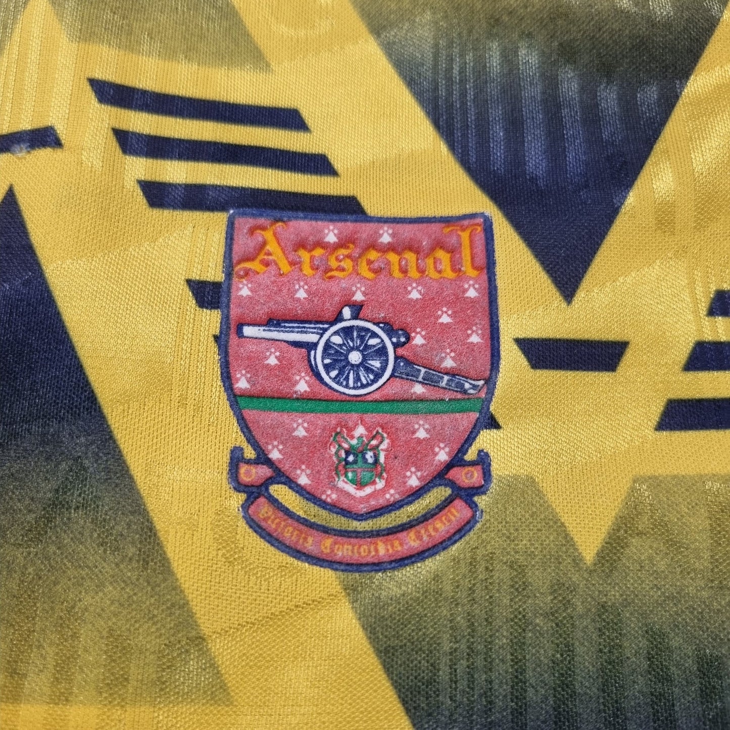 1991/93 Arsenal Away Football Shirt (L) Adidas