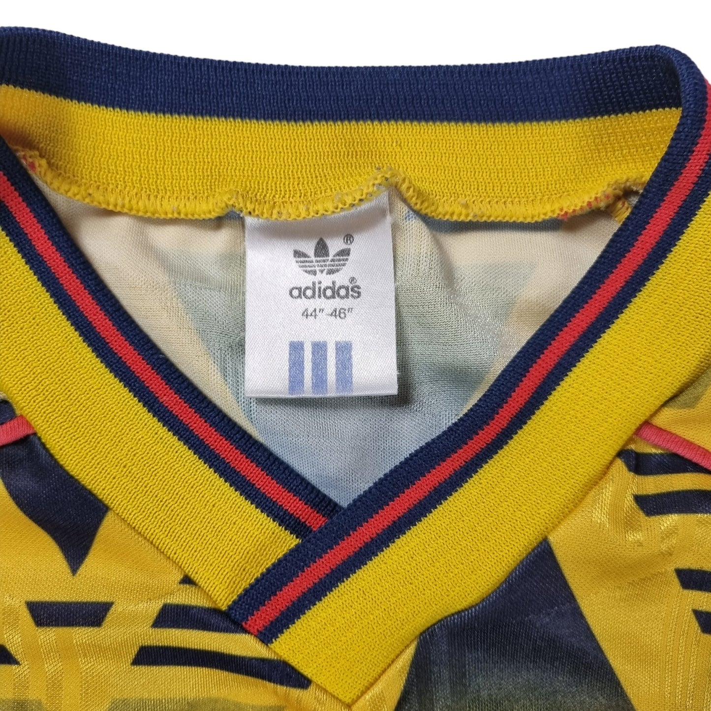 1991/93 Arsenal Away Football Shirt (L) Adidas