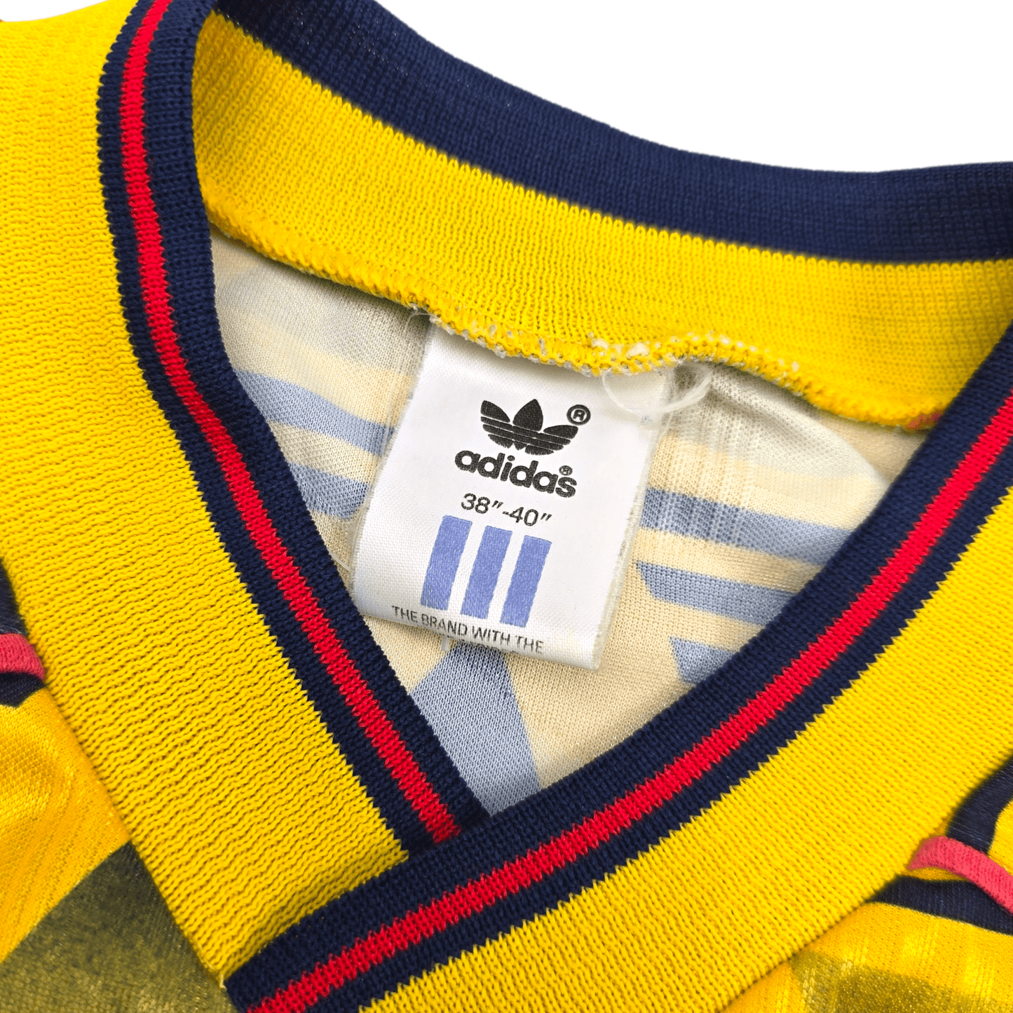 1991/93 Arsenal Away Football Shirt (M) Adidas