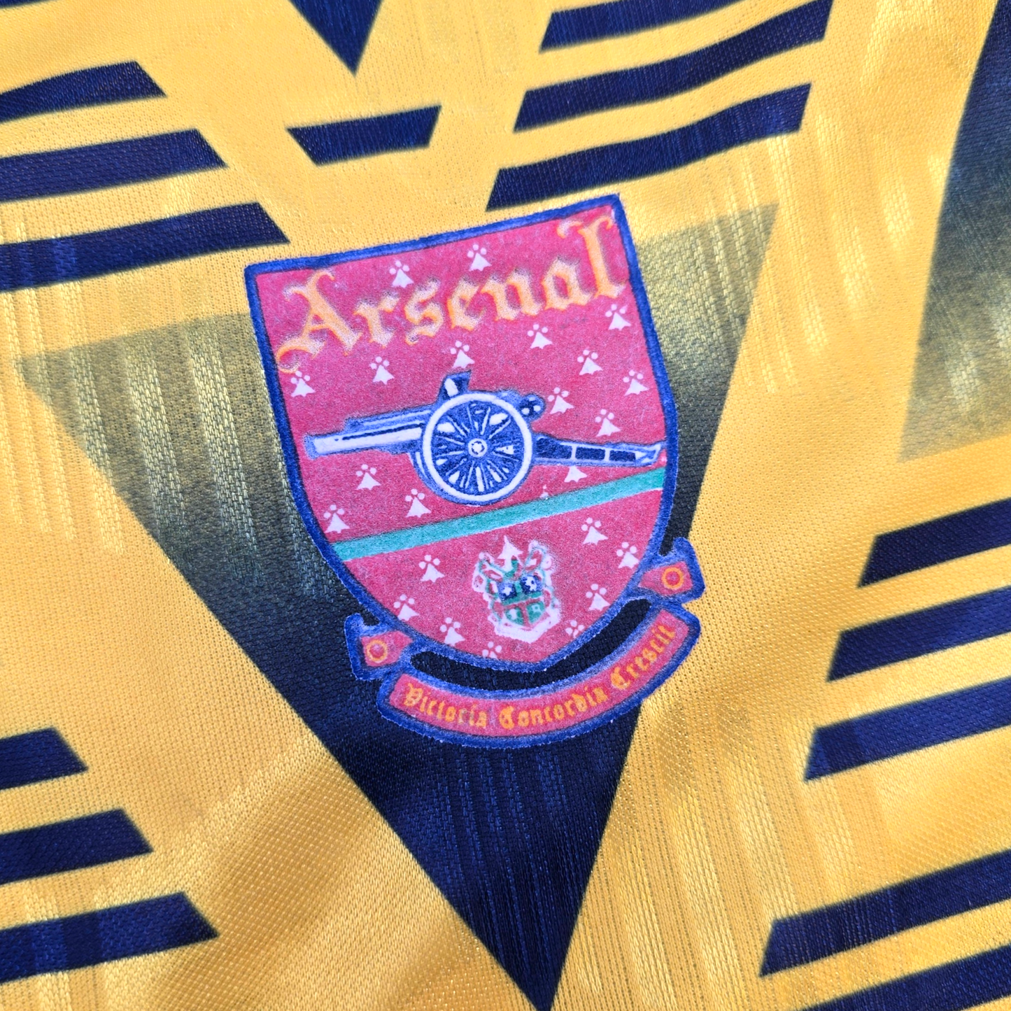 1991/93 Arsenal Away Football Shirt (M) Adidas