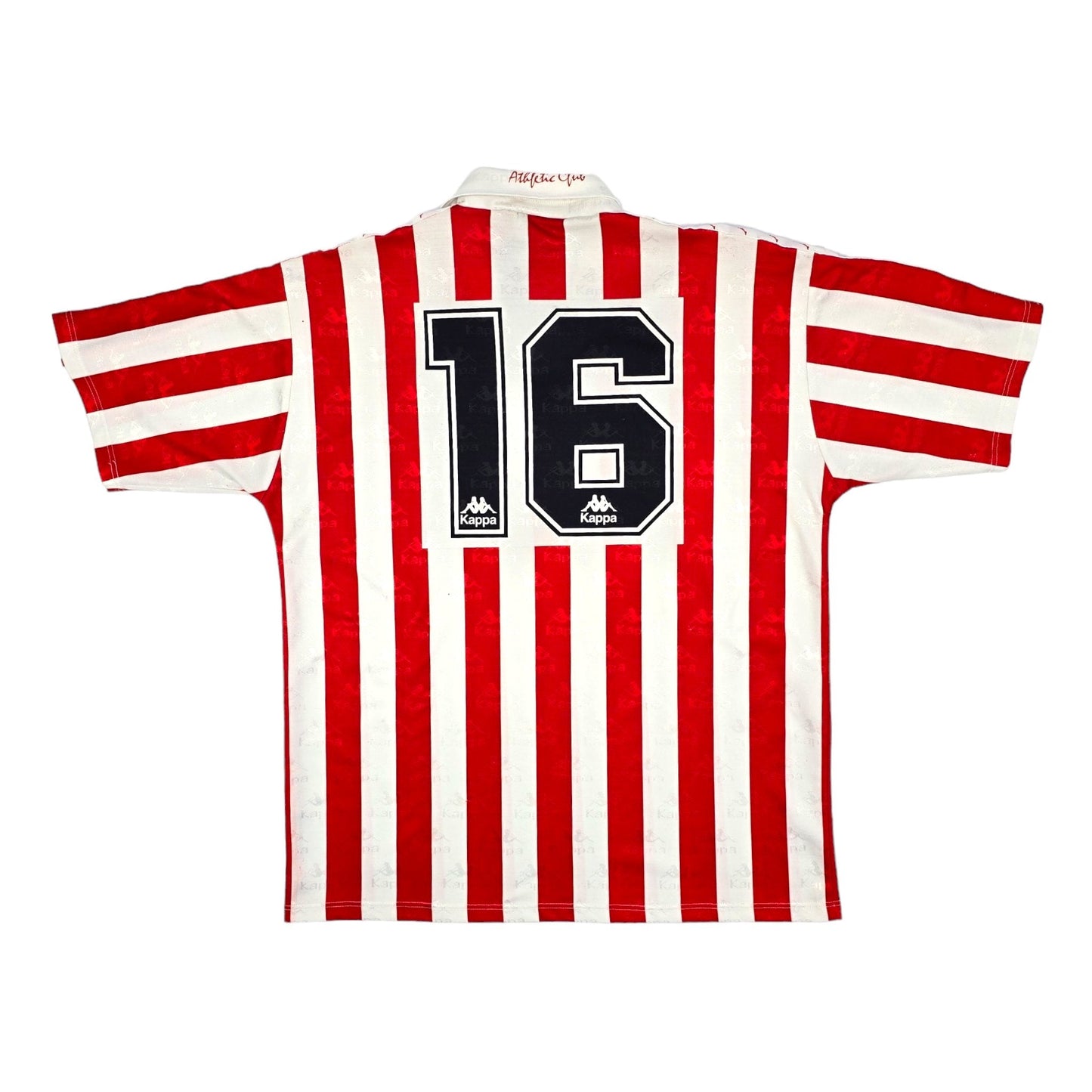 1991/93 Athletic Bilbao Home Football Shirt (XL) Kappa #16