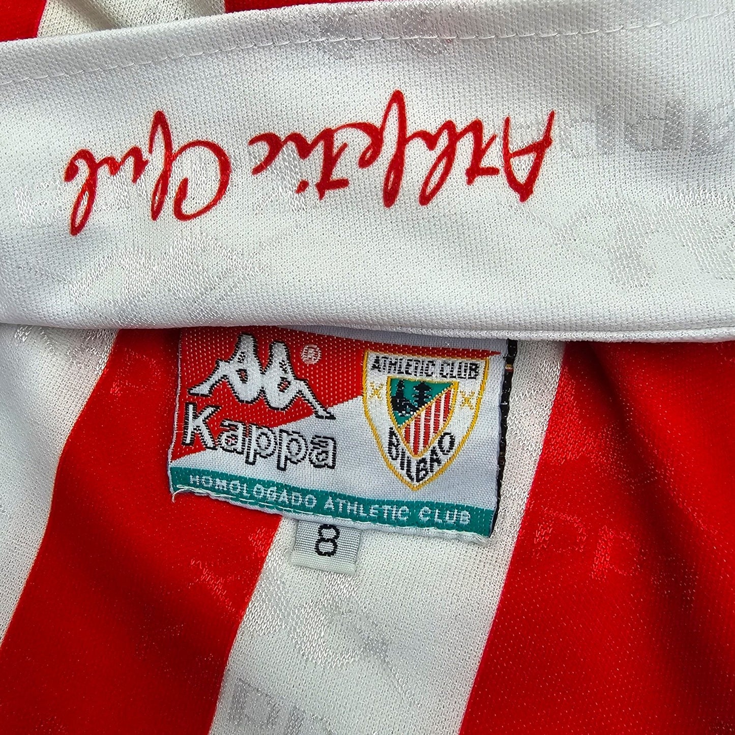 1991/93 Athletic Bilbao Home Football Shirt (XL) Kappa #16