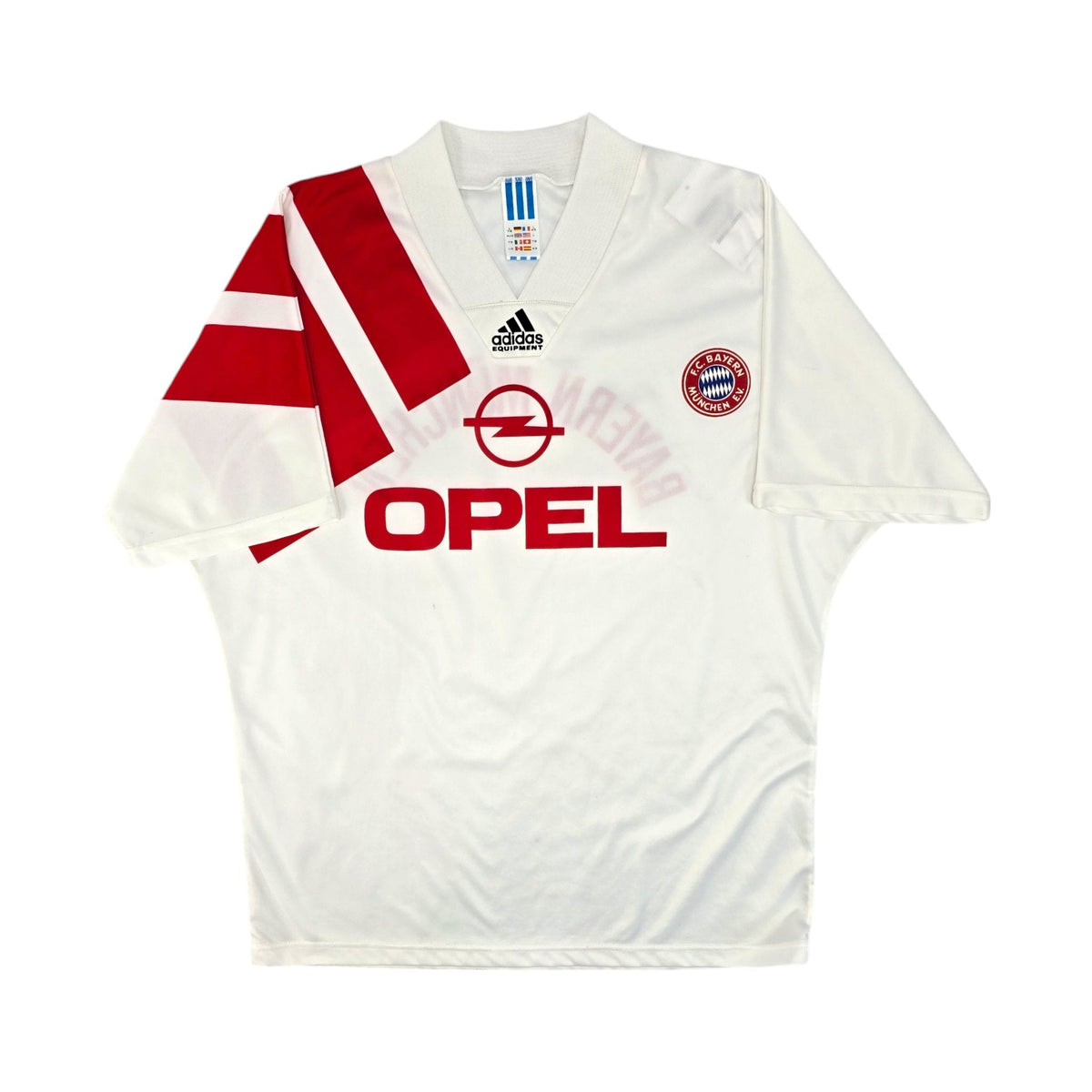 1991/93 Bayern Munich Away Football Shirt (L) Adidas