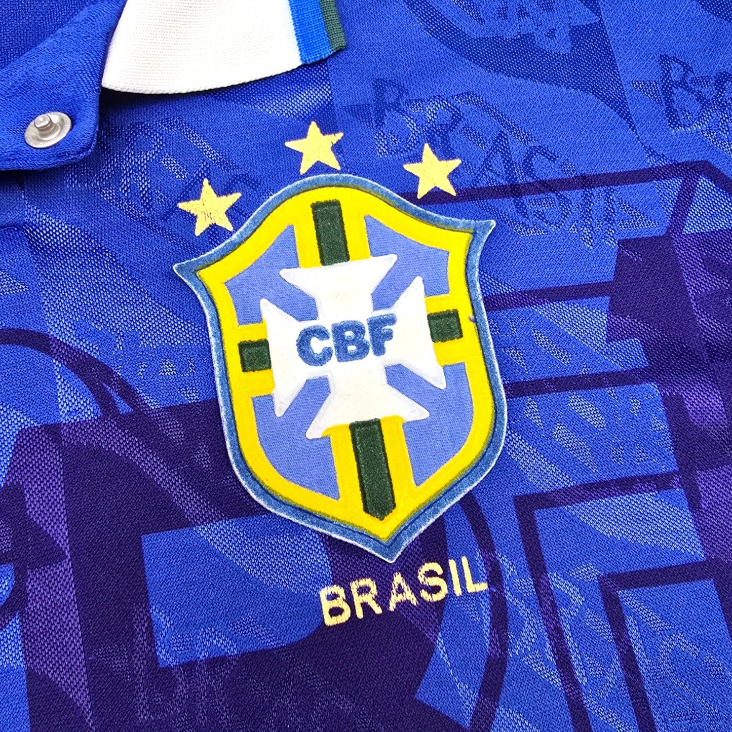 1991/93 Brazil Away Football Shirt (M) Umbro