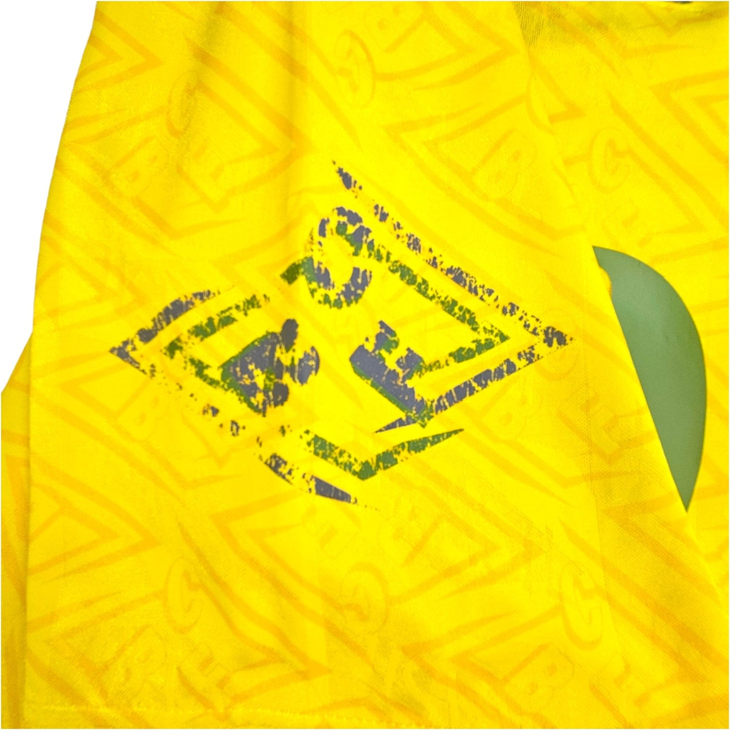 1991/93 Brazil Home Football Shirt (L) Umbro # 9 Careca