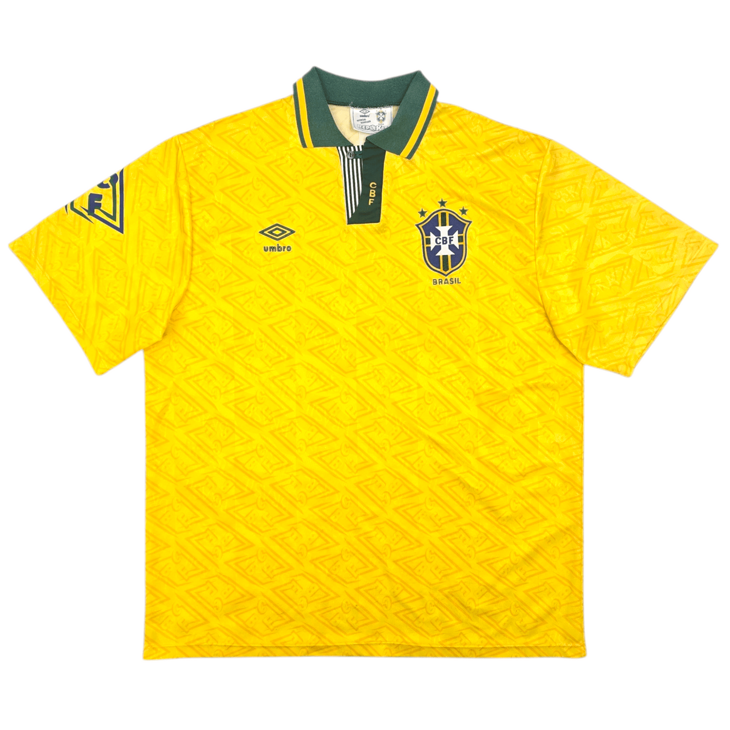 1991/93 Brazil Home Football Shirt (XL) Umbro