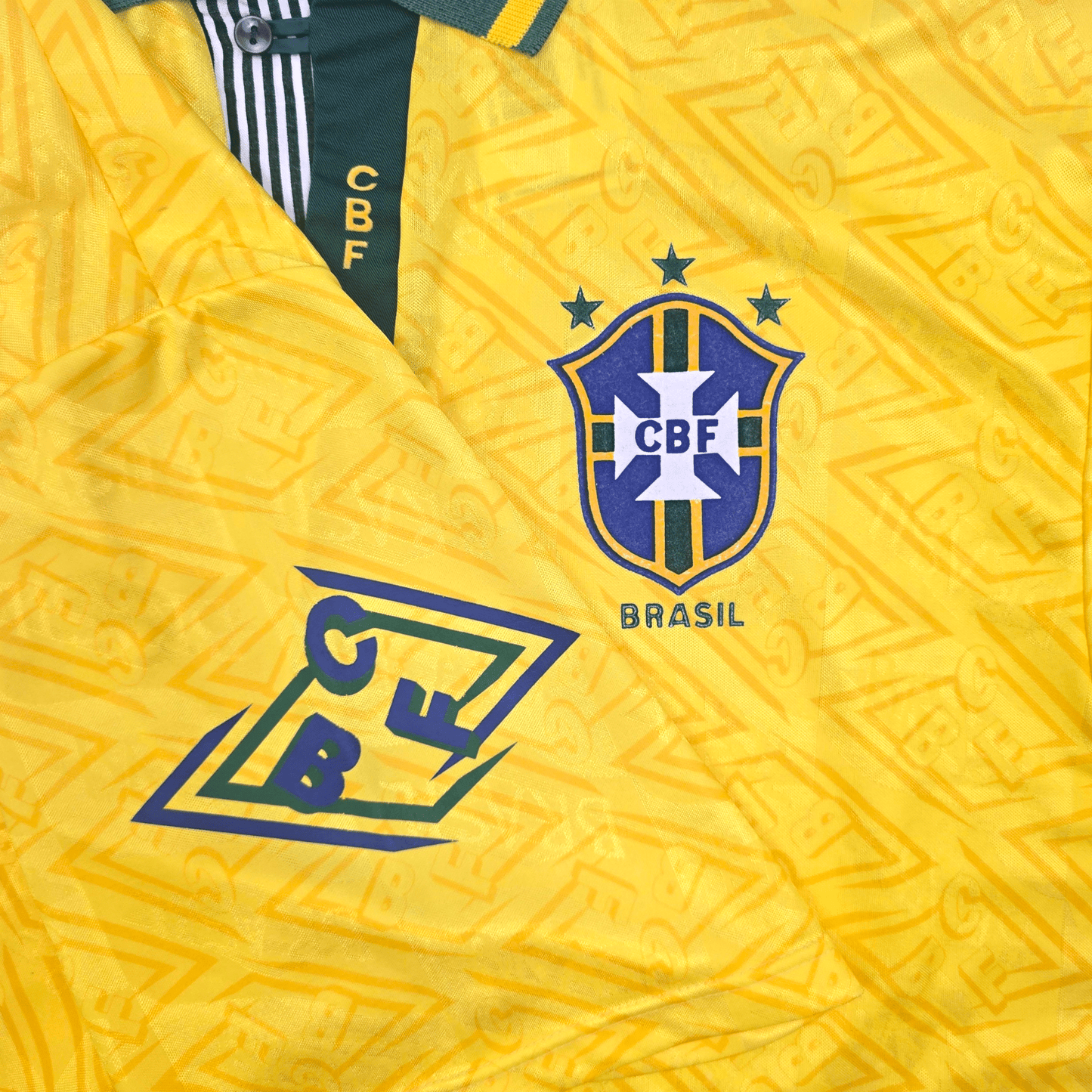 1991/93 Brazil Home Football Shirt (XL) Umbro