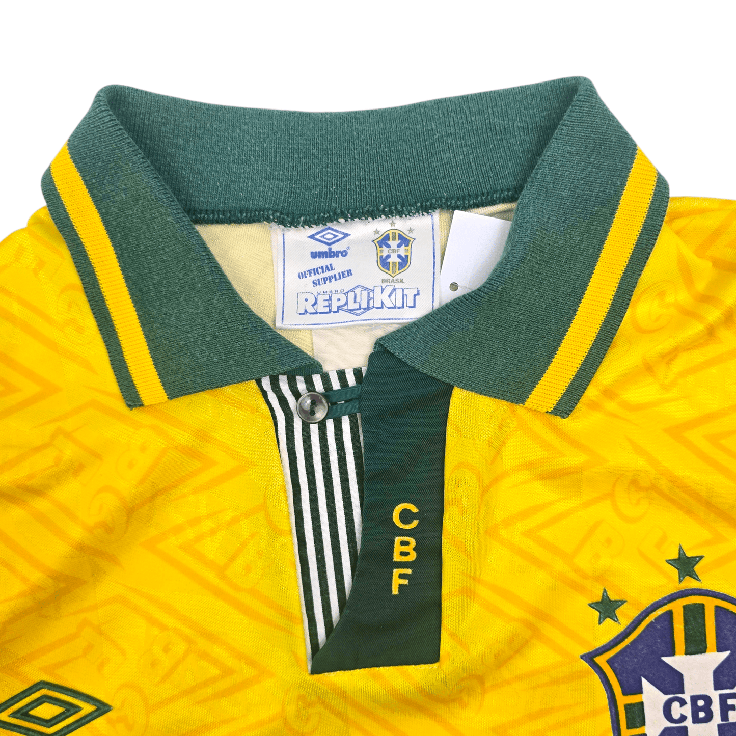 1991/93 Brazil Home Football Shirt (XL) Umbro