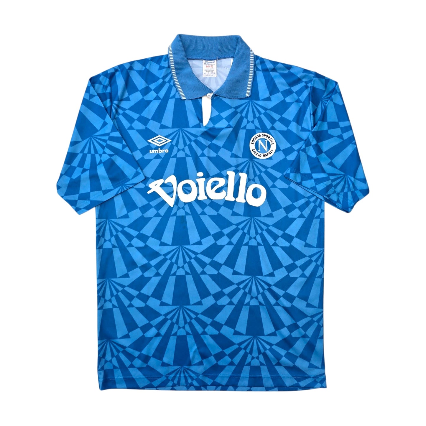 1991/93 Napoli Home Football Shirt (M) Umbro
