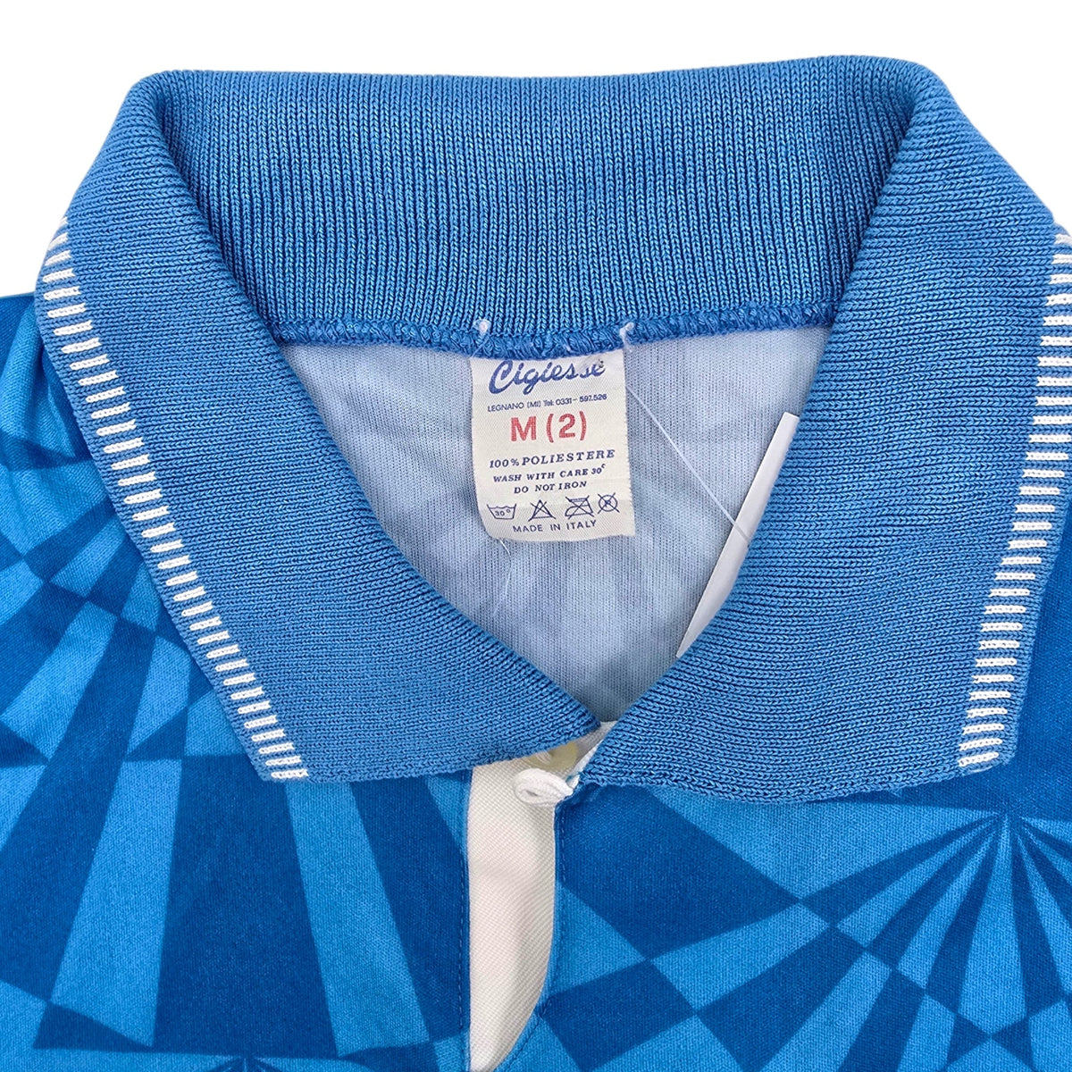 1991/93 Napoli Home Football Shirt (M) Umbro