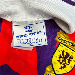 1991/93 Scotland Third Football Shirt (L) Umbro