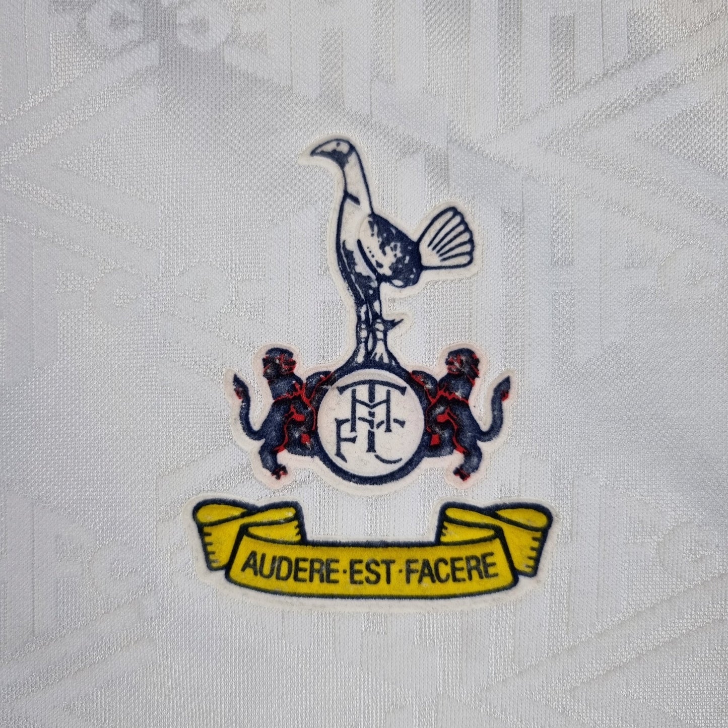 1991/93 Tottenham Hotspur Home Football Shirt (L) Umbro