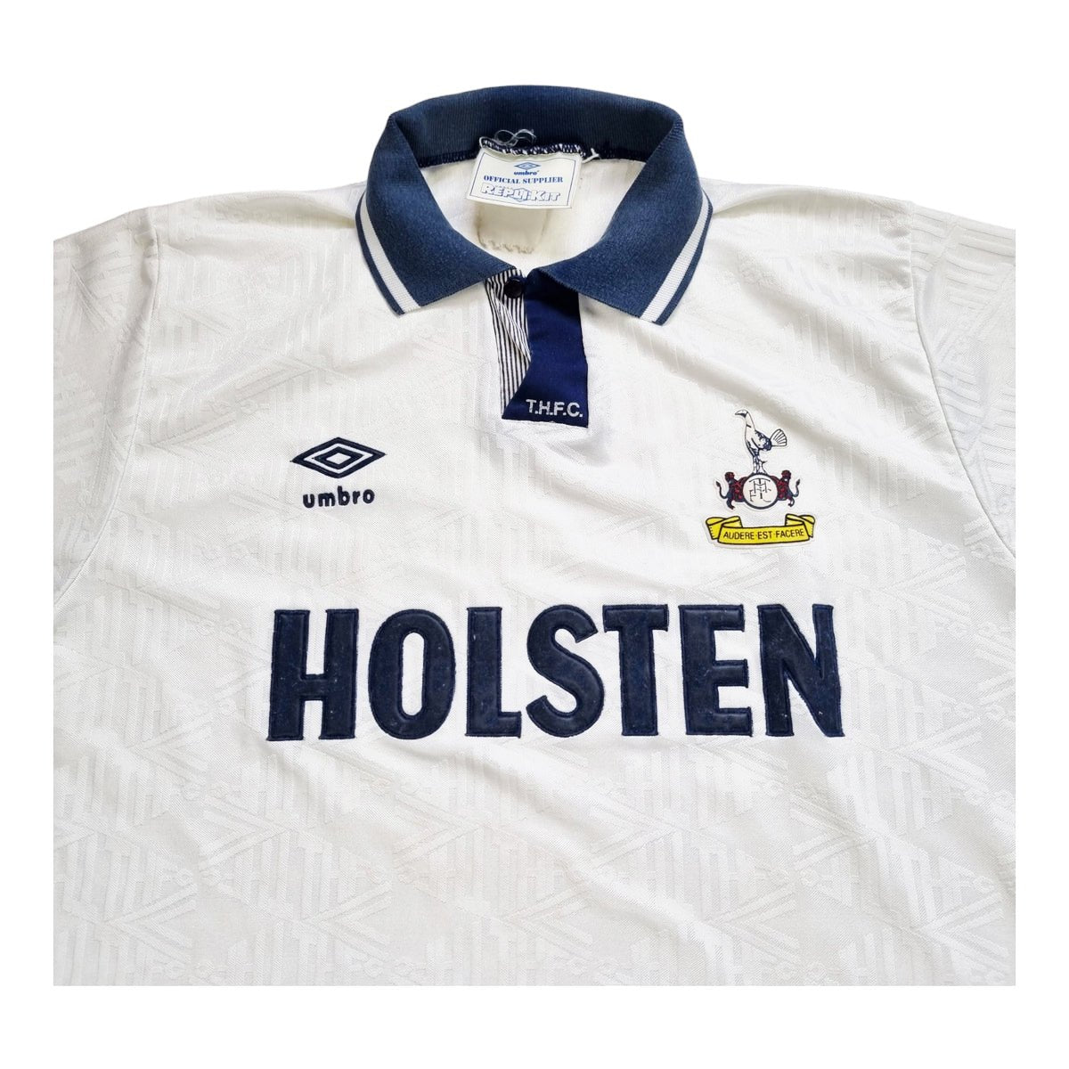 1991/93 Tottenham Hotspur Home Football Shirt (L) Umbro
