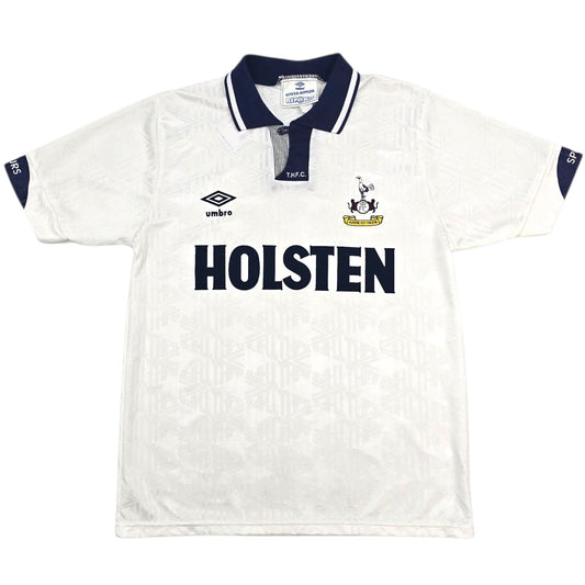 1991/93 Tottenham Hotspur Home Football Shirt (S) Umbro