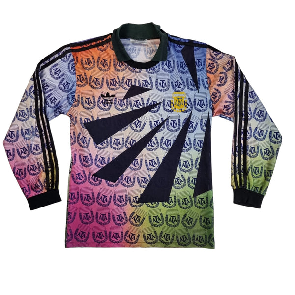 1991/94 Argentina Goal Keeper Shirt (M) Adidas #1 Goycochea