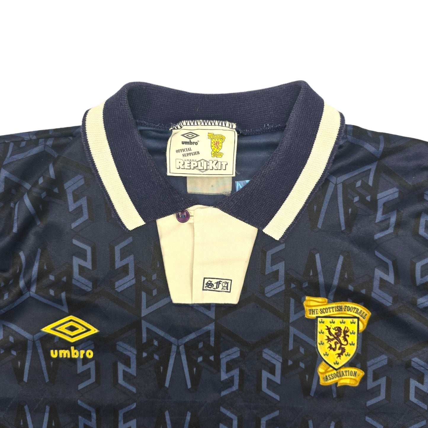1991/94 Scotland Home Football Shirt (L) Umbro