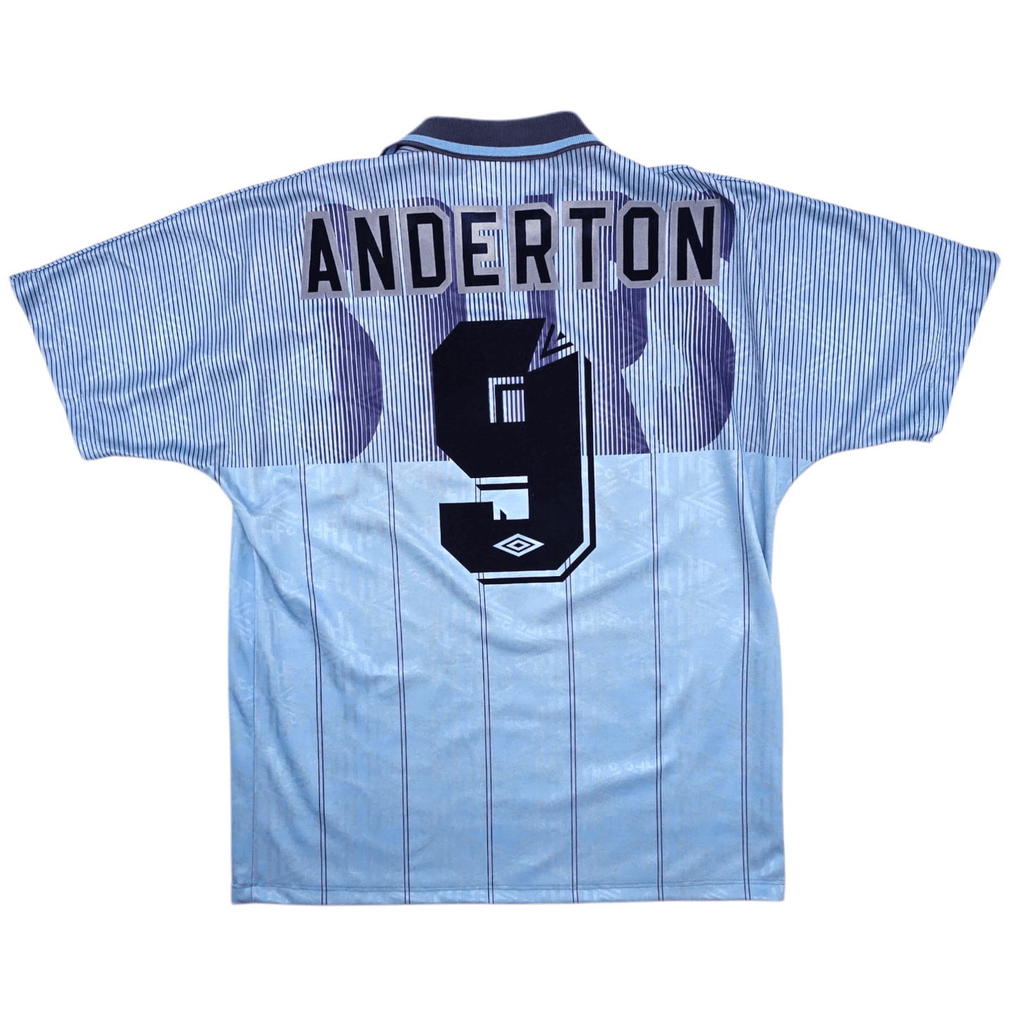 1991/94 Tottenham Hotspur Third Football Shirt (M) Umbro #9 Anderton