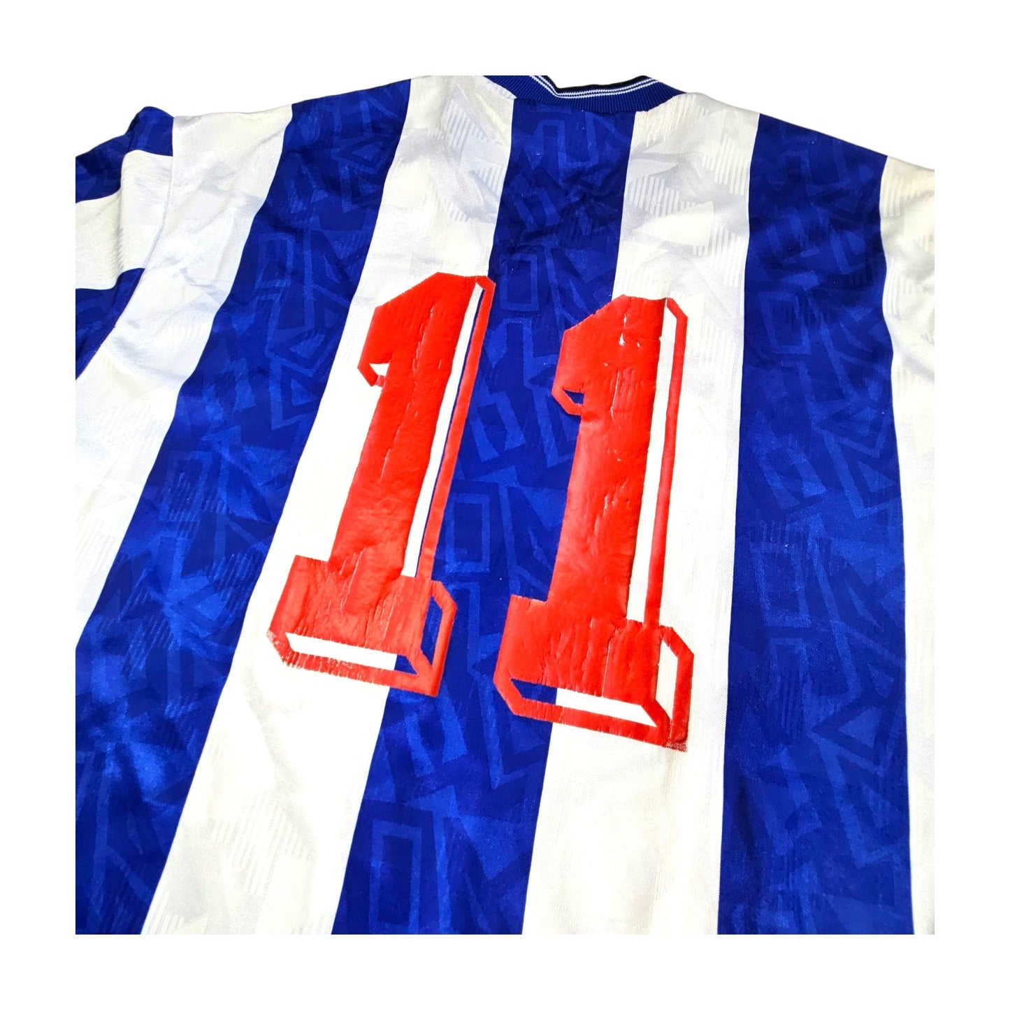 1991/95 KF Tirana Home Football Shirt (L) Umbro # 11