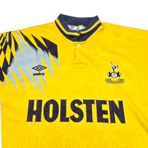 1991/95 Tottenham Hotspur Away Football Shirt (M) Umbro