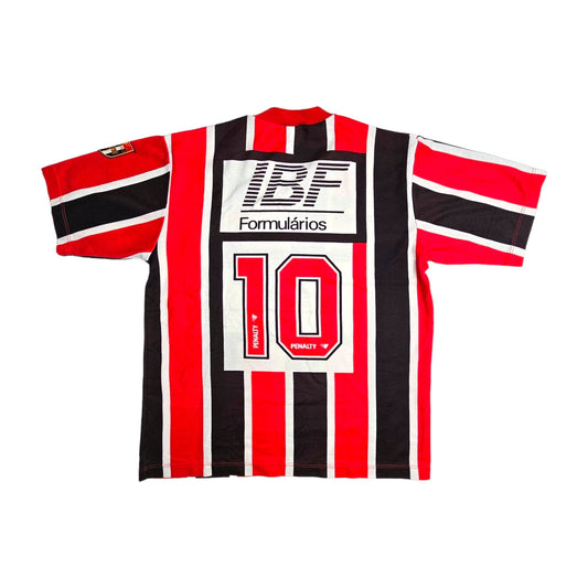 1992 Sao Paulo Away Football Shirt (L) Penalty #10 (Rai)