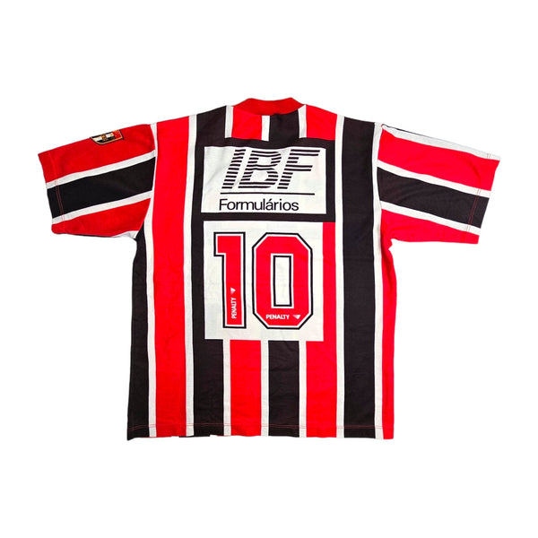 1992 Sao Paulo Away Football Shirt (L) Penalty #10 (Rai)