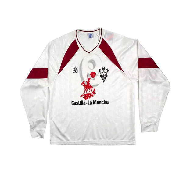 1992/93 Albacete Balompie Home Football Shirt (L) Luanvi # 9