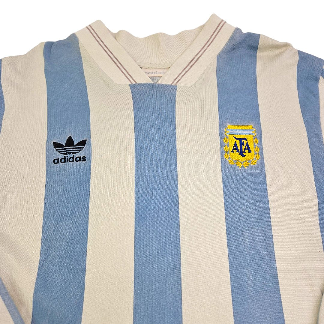 1992/93 Argentina Home Football Shirt (XL) Adidas Originals #10 (Maradona)